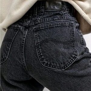 Vintage Lee High Waisted Lee Denim Mom Jeans